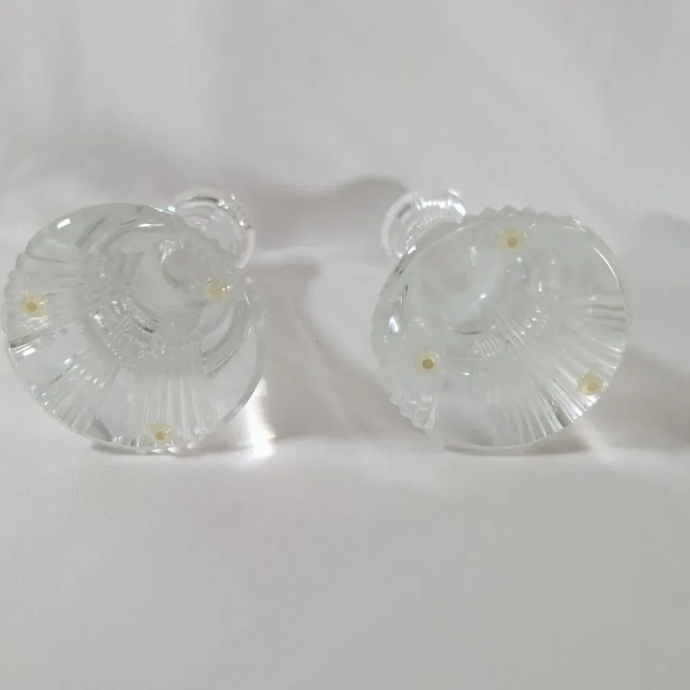 Pair Lenox Rhapsody Crystal 6